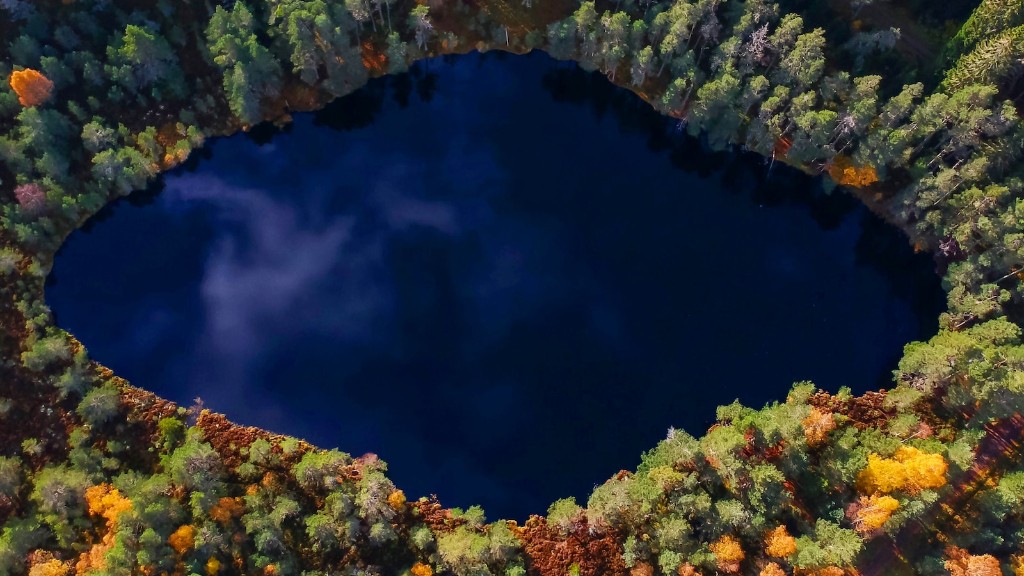 How long did it take to biuld the crater lake?